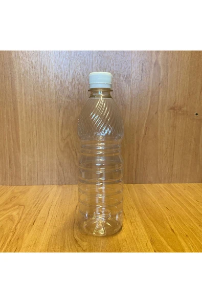 Pause Art Home 500 Cc Pet Şişe - Beyaz Kilitli Kapaklı - 500 ml Plastik Şişe - Kilit Kapaklı Pet Şişe (1ADET)