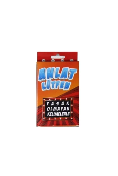 Etkin Zeka Oyunları Anlat Lütfen (mini Tabu Kelime Kart Oyunu)