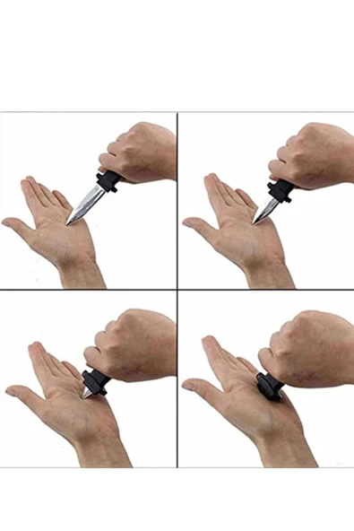 BoncukAVM Plastik Tiyatro Şaka Bıçağı İçine Giden Yaylı Geri Çıkan Zararsız Şaka Bıçağı Sihirbaz Bıçağı 1ADET - 8