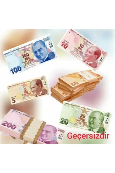 PintiParti Geçersiz Karışık Para Seti 100 Adet - 2