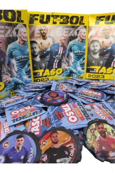 Toys Shop Futbolcu Tasoları Efsane Futbol Taso 50 Adet Yeni Sezon Güncel Transferler