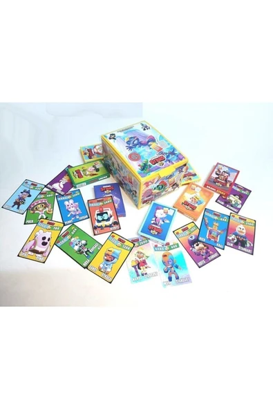 BRAWL Stars Yeni Seri Yeni Kart -- 6 Mini Kutu - 3