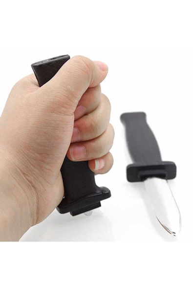 Hayatı Kolaylaştıran Ürünler Bibizde PLASTİK TİYATRO ŞAKA BIÇAĞI İÇERİYE GERİ GİDEN YAYLI BIÇAK - 5