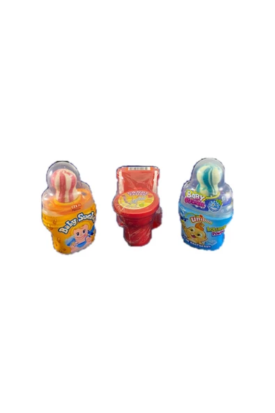 Unibon Candy Bebek Emzik & Klozet Oyuncak Şeker 3'lü Set