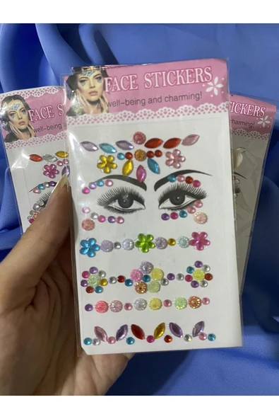 ShineBBCosmetic Renkli Ve Gümüş Yüz Ve Vücut Taşı 4 Paket - 2