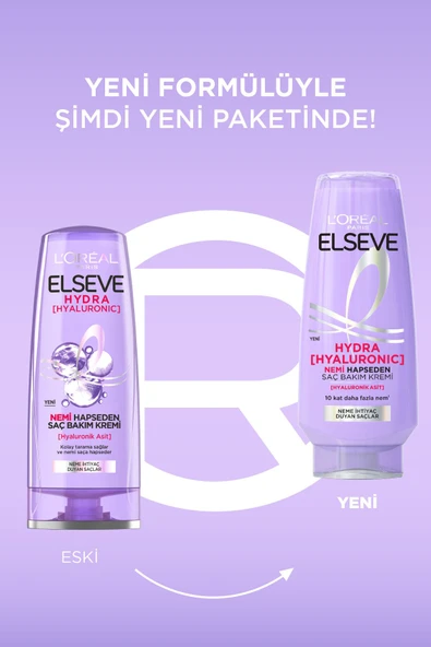 ELSEVE Hydra [Hyaluronic] Nem Dolduran Saç Bakım Kremi 250 ml - 5