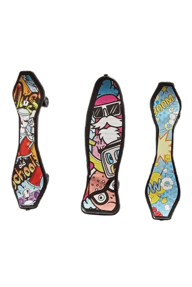 CT-TOYS Parmak Kaykay Seti 6 Adet Farklı Resimler 002 - 3