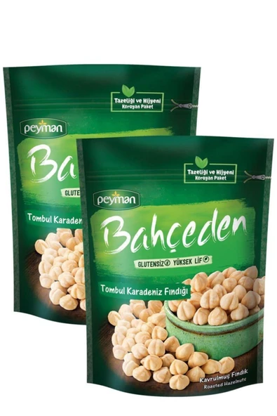 Peyman Bahçeden Kavrulmuş Tombul Karadeniz Fındığı 160 Gr X 2 Adet - 1