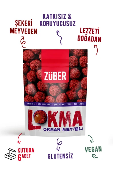 Züber Lokma Orman Meyveli 96g X 6 Adet - 2
