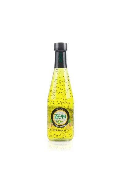 ZEN BASIL Zen Fesleğen Tohumlu Ananas Aromalı Içecek 330 ml - 2