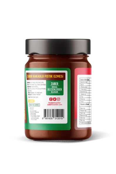 Züber Kakaolu Fıstık Ezmesi 315 G - 2