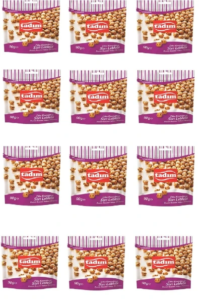 Tadım Sarı Leblebi Çifte Kavrulmuş 90 Gr X 12 Adet