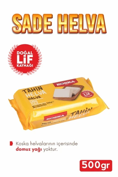 Koska Helva (lezzet Paketi) 500 G (kakaolu + Sade) - 2