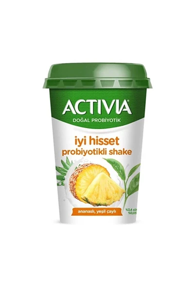 Danone Activia Probiyotikli Shake Ananas Yeşil Çay 200 ml 1 adet