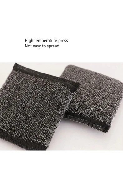 MyClean 2li 24 Çift power Master Inox Paslanmaz Çelik Işlemeli Magic Force Bulaşık Süngeri - 6