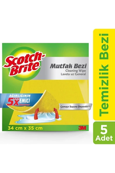 3M Scotch Brite Mutfak Bezi 5'li