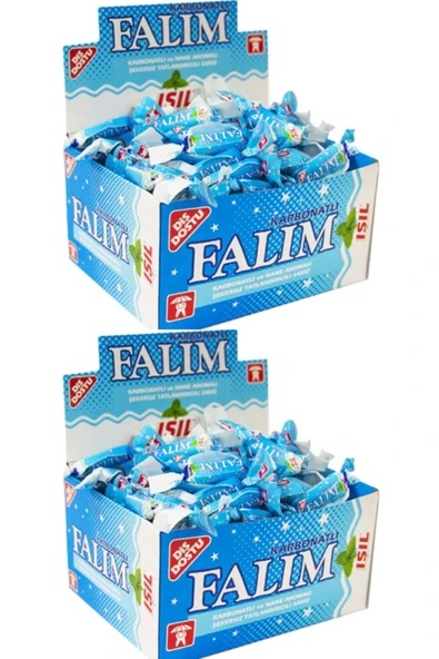 Falım Işıl Nane Aromalı Şekersiz Sakız 1,4 G 2 X 10 Adet - 1