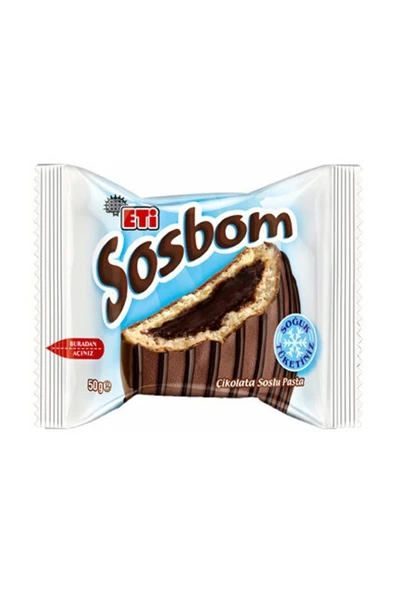 Eti Sosbom Çikolata Sos Kek 50gr 1 Ad.