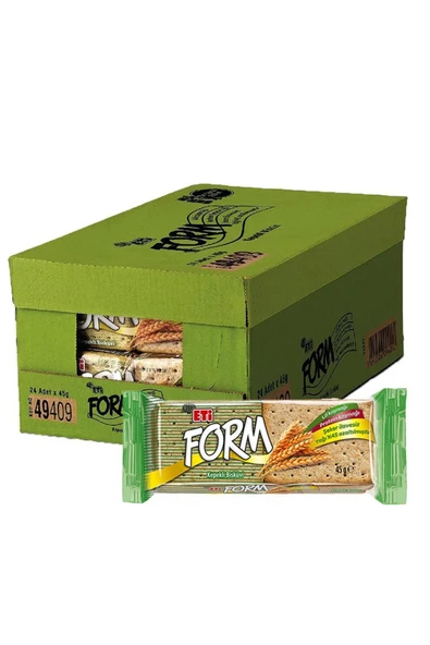 Eti Form Kepekli Bisküvi 45 g x 24 Adet ürün görseli