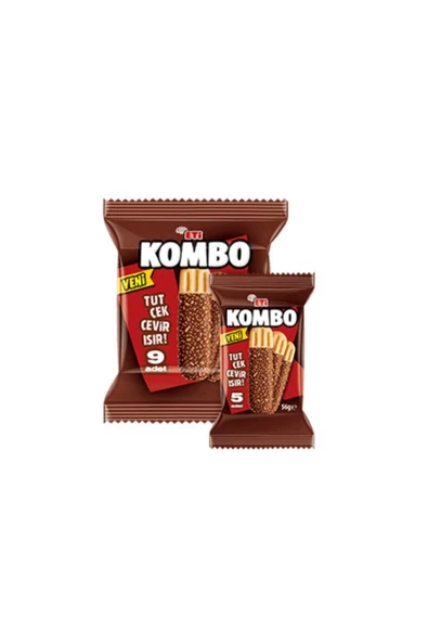 Eti Kombo Hindistan Cevizi ve Çikolata Kaplamalı Bisküvi 56 g x 18 Adet - 4