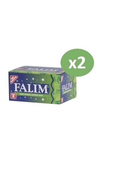Falım Tekli Nane Aromalı Sakız 10 Adet 2 Kutu