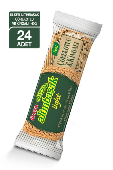 Ülker Altınbaşak Çörekotlu Ve Kinoalı 40gr X 24 Adet