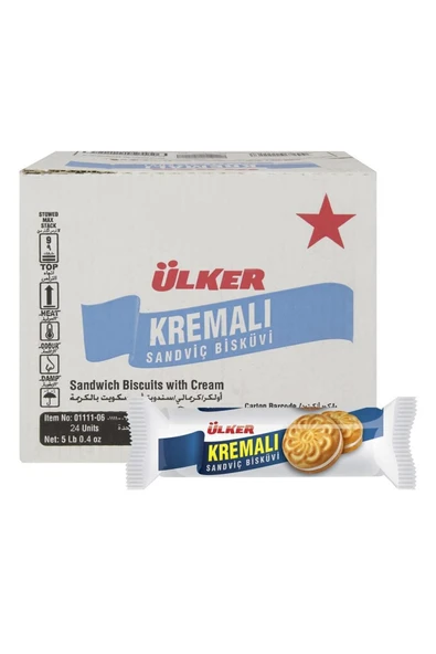 Ülker Kremalı Bisküvi 24 Adet ürün görseli