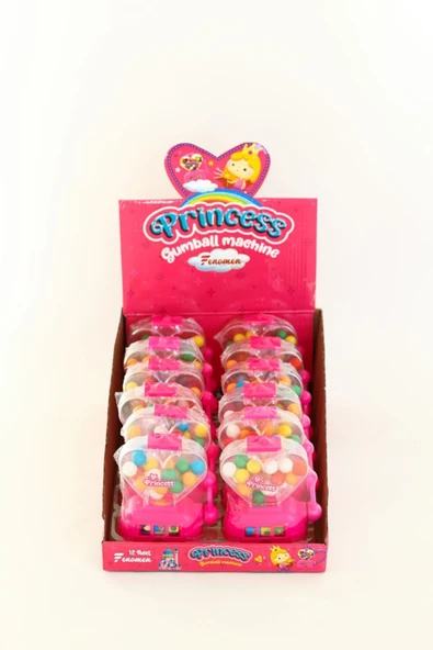 fenomen Princess Jackpot Sakız Makinesi 12 Adet - 2