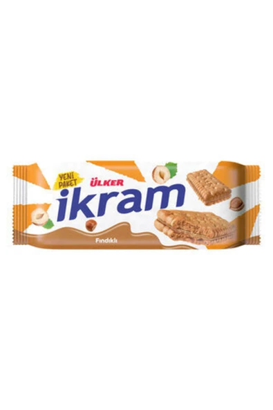 İkram Kremalı Bisküvi Fındıklı 84 G ( 1 Adet ) ürün görseli