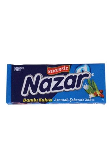 Nazar Damla Aromalı Sakız 5'li 20'li Paket
