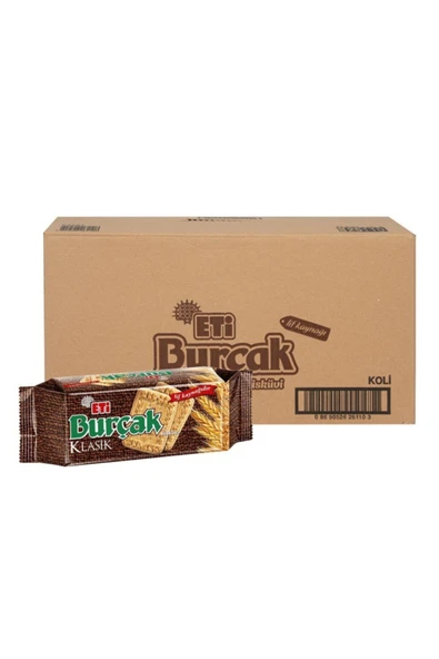 Eti Burçak Klasik Bisküvi 131 Gr. X 24 Adet