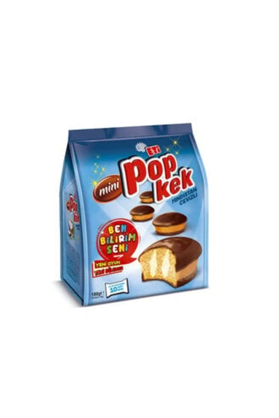Eti Popkek Mini Hindistan Cevizli Kek 180 G ( 2 ADET )