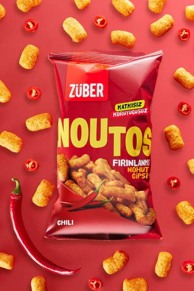 Züber Noutos Nohut Cipsi Tanışma Paketi 55g x 5 adet - 3