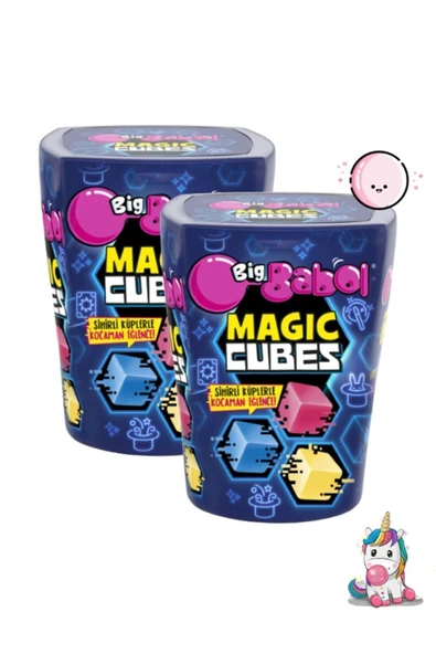 Big Babol Magic Cubes Bottle 86gr - 2 Adet - 1