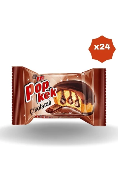 Eti Popkek Çikolata Aromalı X 24 Adet