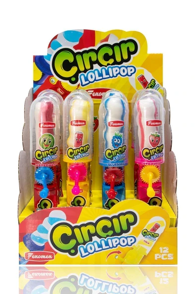 fenomen Çırçır Lolipop Şeker 12 Adet - 1