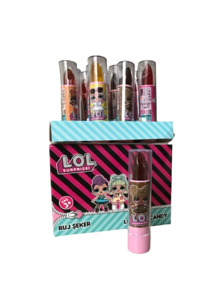 LOL Meyveli Ruj Şeker 2 Adet