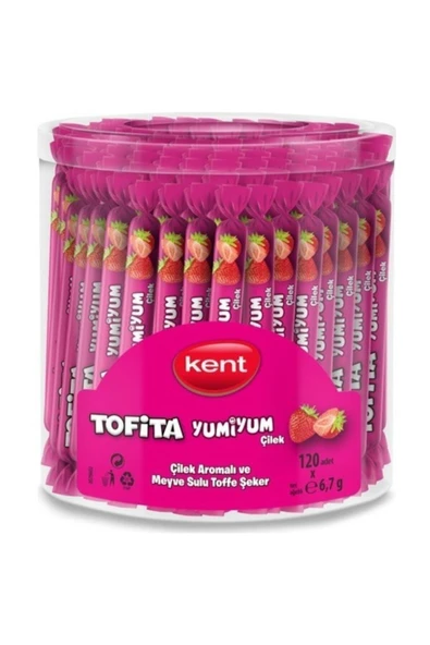 Tofita Yumiyum 2'li Paket- Çilek&portakal - 240 Adet - 3