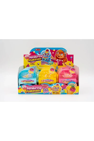 fenomen Dondurma Şeker Makinesi Mini Şeker 10gr 3 Adet. - 2