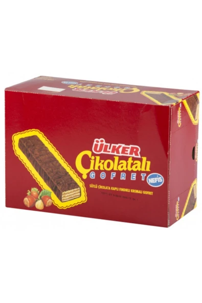 Ülker 1 KUTU (36ADET) ÜLKER ÇİKOLATALI GOFRET