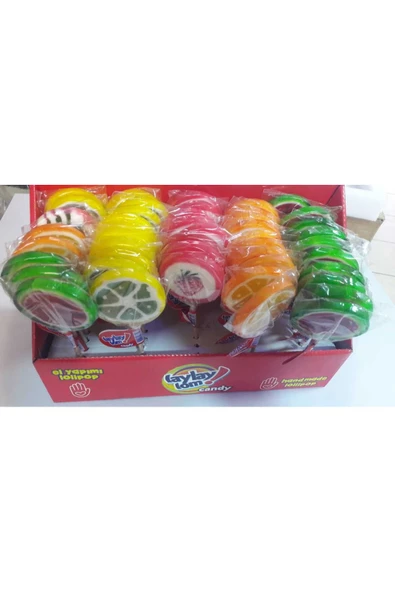 Atlas Shop Candy Laylaylom El Yapımı Lolipop Şeker 20 ADET - 2