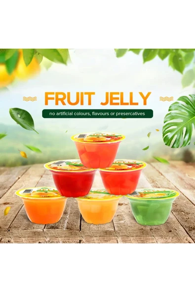 Fresh 50 Gr Mey Meyveli Jöle Karpuz Kavun Kivi Portakal Nostaljik(3 Adet)
