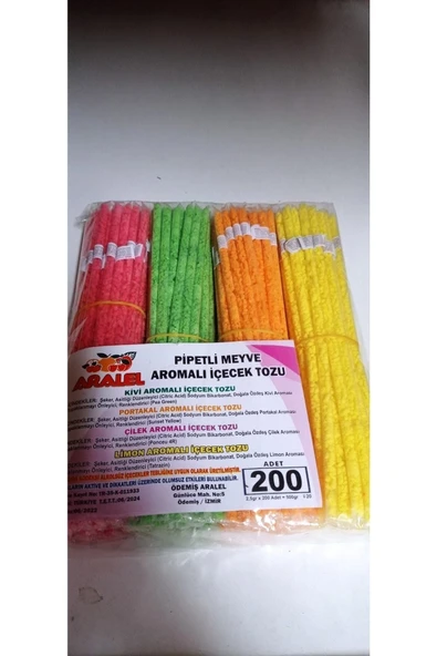 ARALEL Çubuk Oralet 200 Adet - 2