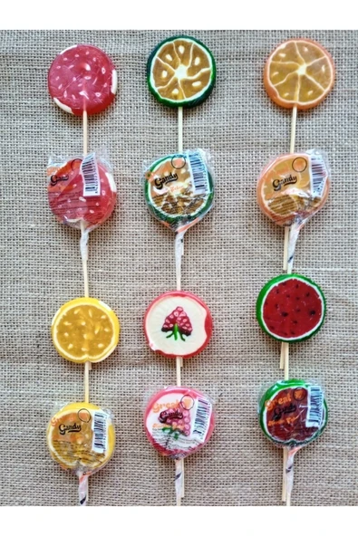 Sevde ARI Şekerleme Doremi Polonya Şekeri Lolipop Şeker 42 Adet 27 gr - 2