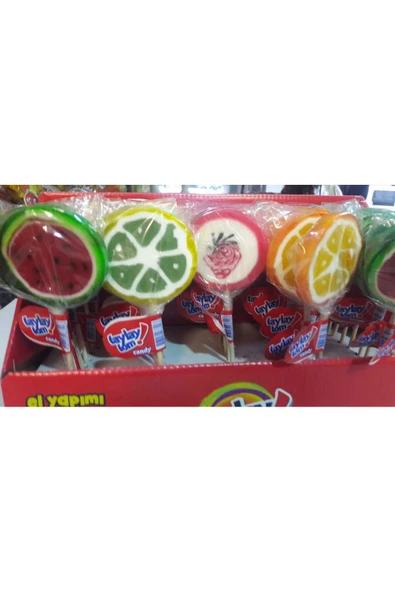 Atlas Shop Candy Laylaylom El Yapımı Lolipop Şeker 20 ADET - 3