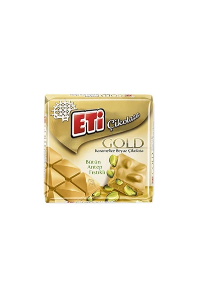 Eti Gold Çikolata Antep Fıstıklı Tablet 60 Gr X 6 Adet