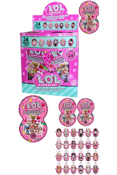 Unibon L.o.l Hacıyatmaz Figür Çeşitleri Ve Şekerleme 1 Adet - 2