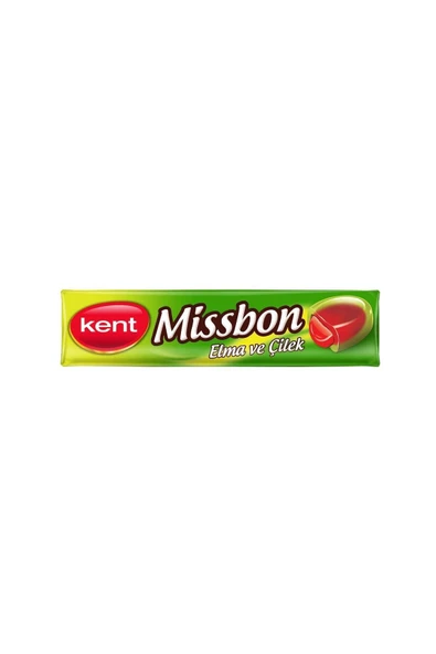 KENT Findit Missbon Elma Ve Çilek Aromalı Şeker 43gr X 24 Adet