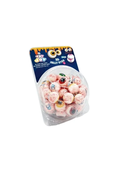 Global Toyjoy Göz Şeklinde Yumuşak Şeker Jelibon 10 Adet Jelly Eyes