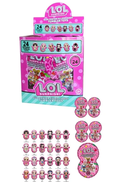 Unibon L.o.l Hacıyatmaz Figür Çeşitleri Ve Şekerleme 1 Adet - 5